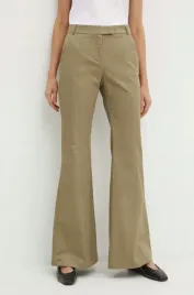 maxandco-spodnie-damskie-kolor-zielony-dzwony-medium-waist-r34