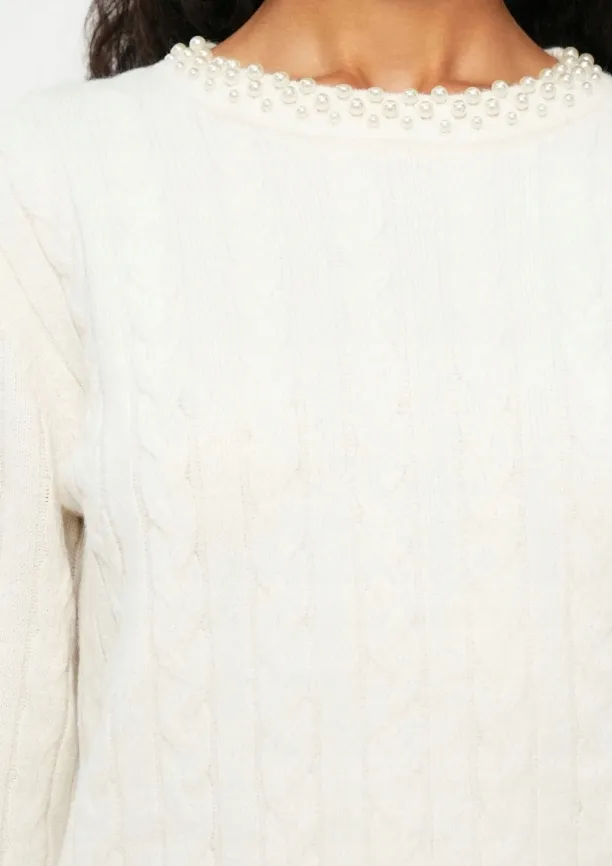 vero-moda-vmluna-cable-pearl-pullover-jumper-birch-l-stan-nowy