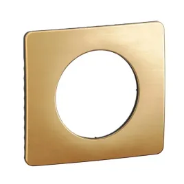 ramka-pojedyncza-legrand-brazowy