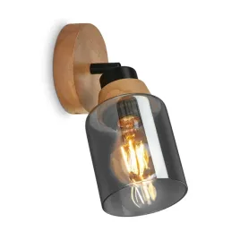 briloner-hema-lampa-punktowa-21-cm-drewno-dymna-czern-1x-e27-maks-10w