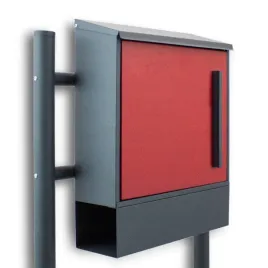 czerwona-skrzynka-pocztowa-na-listy-z-blokada-boczna-wolnostojaca