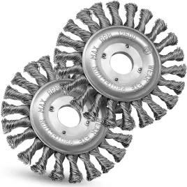 2x-szczotka-tarczowa-szlifierska-125mm-z-drutu-plecionego-wytrzymale-tarcze