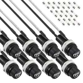 8x-uchwyt-bezpiecznikowy-z-kablami-10-15a-5-x20-mm-nakretka-zabezpieczajaca
