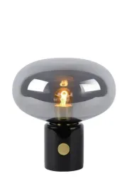 lampa-stolowa-nocna-marmur-czarna-szklany-dymiony-klosz-nowoczesna-lucide