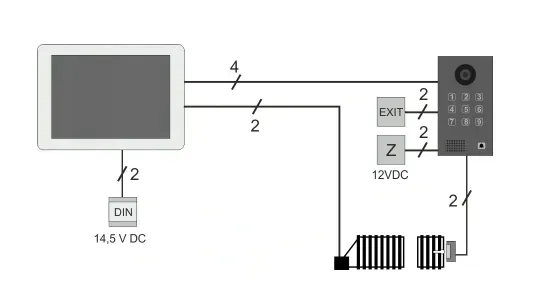 monitor-wideodomofonu-vidos-x-m11w-stan-nowy-kolor-bialy
