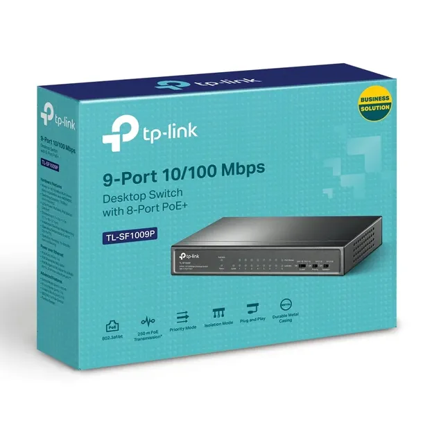 switch-tp-link-tl-sf1009p-stan-nowy-waga-z-opakowaniem-0-98-kg