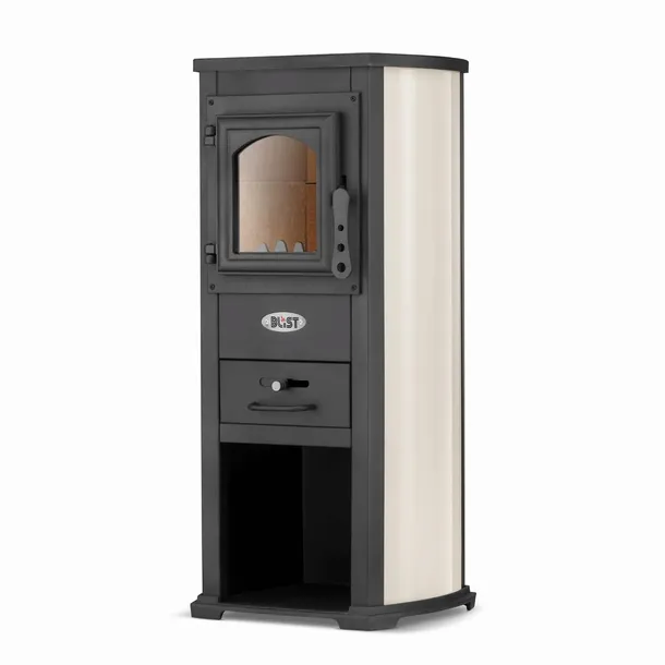 Piec żeliwny 7kW koza kominek Blist EKONOMIK LUX/Berna