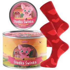spoko-skarpetki-slodka-swinka-prezent-na-walentynki-czerwone-r-38-41