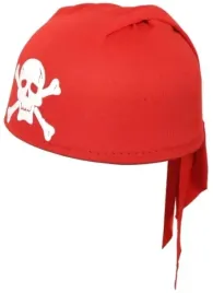 czerwona-czapka-chusta-pirata-trupia-czaszka-piracka-czaszka-pirat-karnawal