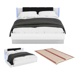 lozko-nowoczesne-z-szufladami-180x200-led-podwojne-biale-stelaz