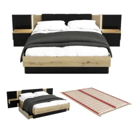 lozko-nowoczesne-z-szufladami-160x200-led-podwojne-dab-artisan-stelaz