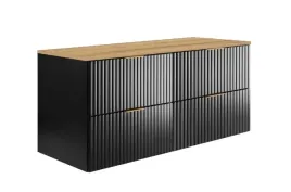 czarna-szafka-lazienkowa-pod-umywalke-wiszaca-120-ryflowane-fronty-mdf-blat