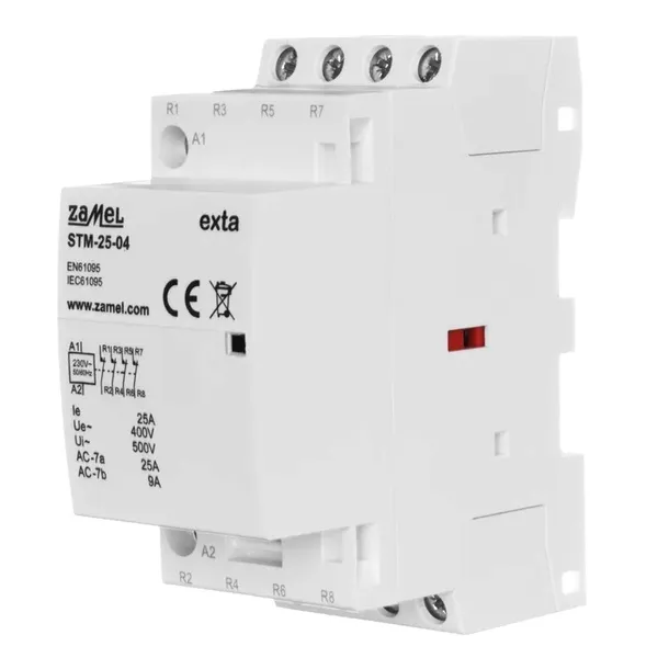 stycznik-modulowy-230v-25a-zamel-exta-stm-25-04-rodzaj-stycznik