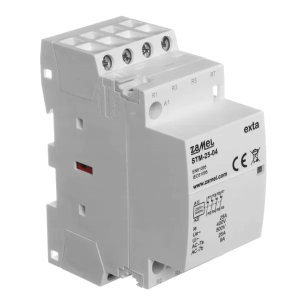 stycznik-modulowy-230v-25a-zamel-exta-stm-25-04-stan-nowy-marka-zamel