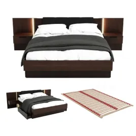 lozko-nowoczesne-z-szufladami-160x200-led-podwojne-ciemne-wenge-stelaz