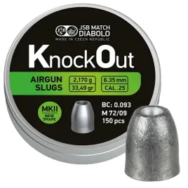 srut-jsb-knockout-slugs-mkii-635-mm-150-szt-25