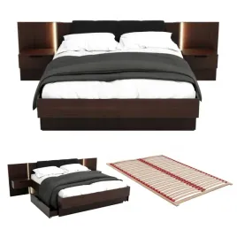 lozko-nowoczesne-z-szufladami-180x200-led-podwojne-ciemne-wenge-stelaz