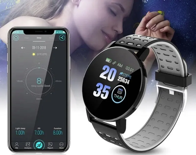 smartwatch-119-szary
