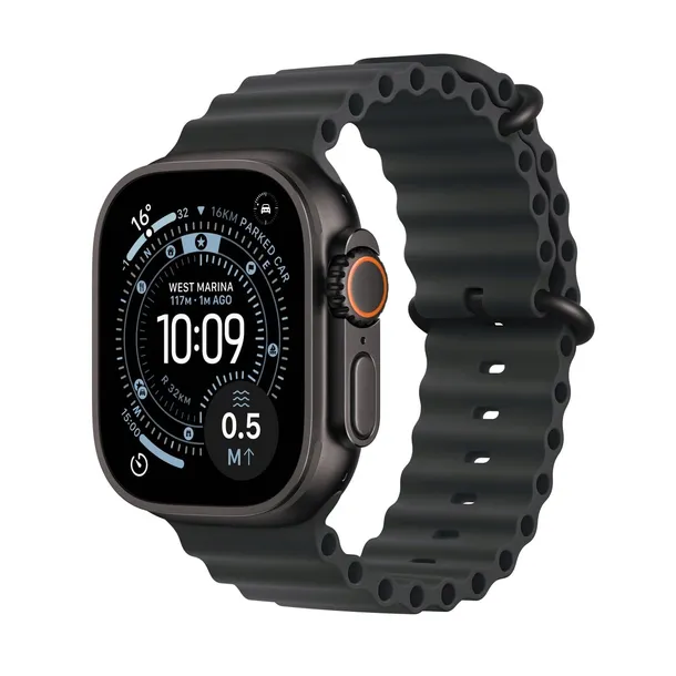 Apple Watch Ultra 3 Tytan czarny 49mm z paskiem Ti Ocean