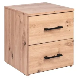 stolik-nocny-z-szufladami-dab-regal-do-sypialni