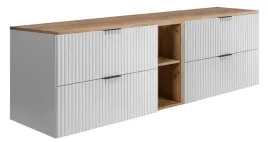 szafka-lazienkowa-wiszaca-pod-umywalke-180-cm-biala-ryflowane-fronty-blat