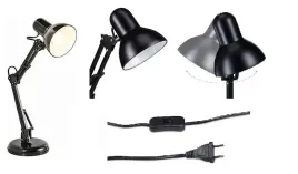 lampka-biurkowa-kreslarska-do-led-e27-z-uchwytem-deon-czarna-dl-2-b