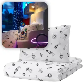 poszwa-poszewka-na-koldre-i-poduszke-kosmos-bialy-150x200-50x60-cm