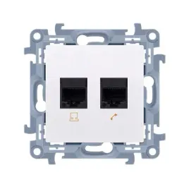 simon-10-gniazdo-2x-rj45-kat5e-c52-01-11-biale