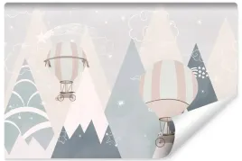 fototapeta-do-pokoju-dzieciecego-gory-styl-skandynawski-balony-450x300