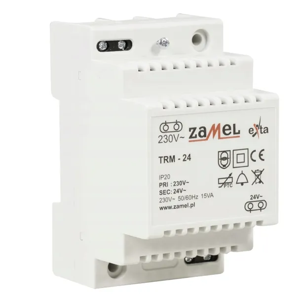 zamel-transformator-230-24v-15va-trm-24-stopien-ochrony-ip-ip20-kod-producenta-ext10000137