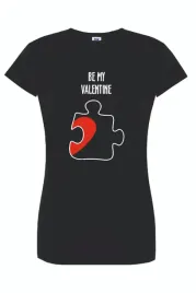 t-shirt-damski-czarny-be-my-valentine-roz-xxl