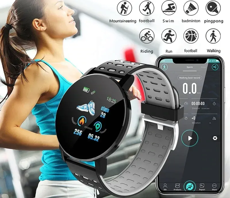 smartwatch-119-szary