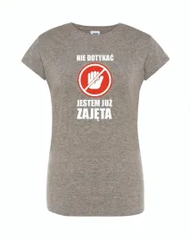 t-shirt-damski-szary-jestem-juz-zajeta-roz-xxl