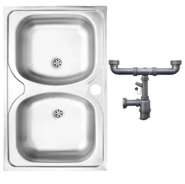 zlewozmywak-stalowy-80x50-dwukomorowy-nakladany-otwor-na-baterie-syfon