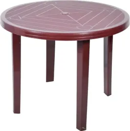 stol-ogrodowy-okragly-plastikowy-bordowy-90x70-cm