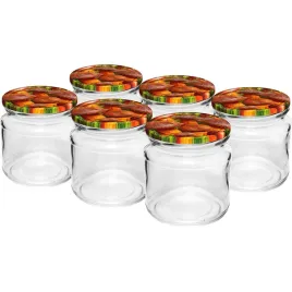 sloik-szklany-przetwory-miod-212ml-6szt-z-nakretka