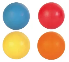 pilka-dla-psa-gumowa-twarda-6cm-trixie-mix-kolorow