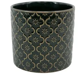 doniczka-ceramiczna-oslonka-zielona-mix-16-cm