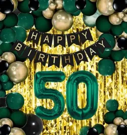 zestaw-balonow-na-50-urodziny-butelkowa-zielen-76szt
