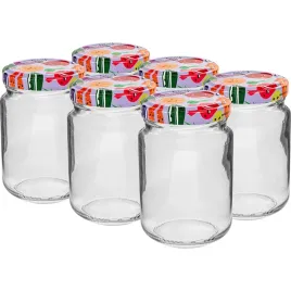 sloik-szklany-przetwory-miod-156ml-6szt-z-nakretka
