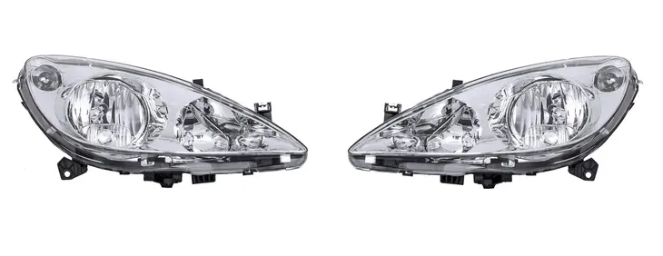 REFLEKTOR LAMPA PRZÓD PEUGEOT 307 01-05 KOMPLET