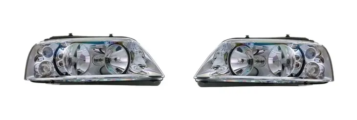 REFLEKTOR LAMPA PRZÓD VW SHARAN 01-10 CHROM KPL