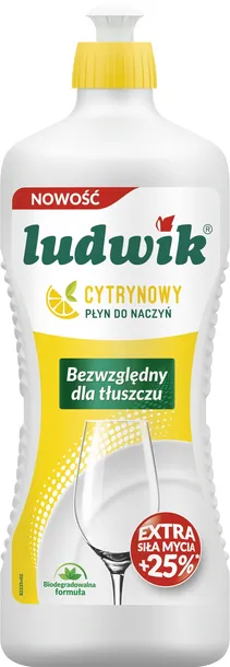 Płyn do mycia naczyń Ludwik cytrynowy 0,9 l