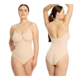 body-damskie-mocno-wyszczuplajace-bezszwowe-cieliste-421-seamless-l