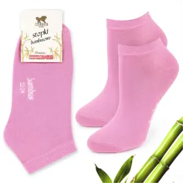 stopki-damskie-bambusowe-gladkie-polskie-premium-cerber-36-38-rozowy