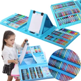 zestaw-do-malowania-artystyczny-dla-dzieci-kredki-pastele-fabry-flamastry