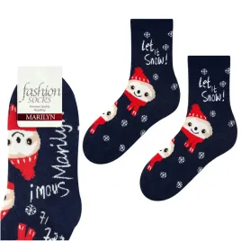 skarpetki-damskie-swiateczne-z-leniwcami-santa-sloth-marilyn-36-40