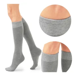 podkolanowki-damskie-z-bawelny-2pack-dlugie-cieple-szare-legs-36-40
