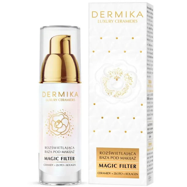 Dermika Luxury Ceramides Magic Filter Rozświetlająca Baza Pod Makijaż 30ml
