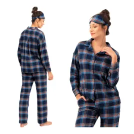 pizama-damska-dwuczesciowa-flanela-dlugi-rekaw-dlugie-spodnie-key-xl